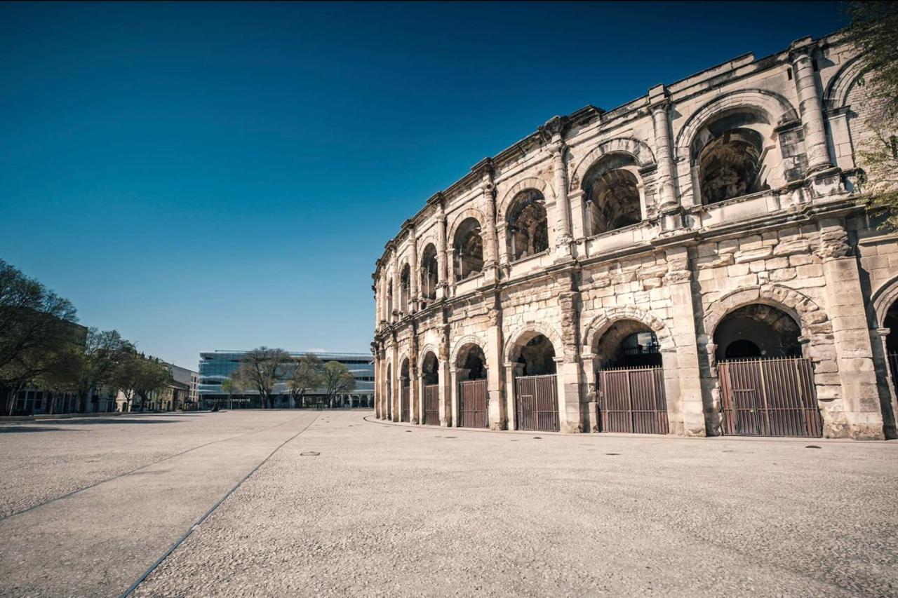 The Sunny - P2 With Terrace - City Centre Nîmes Eksteriør billede