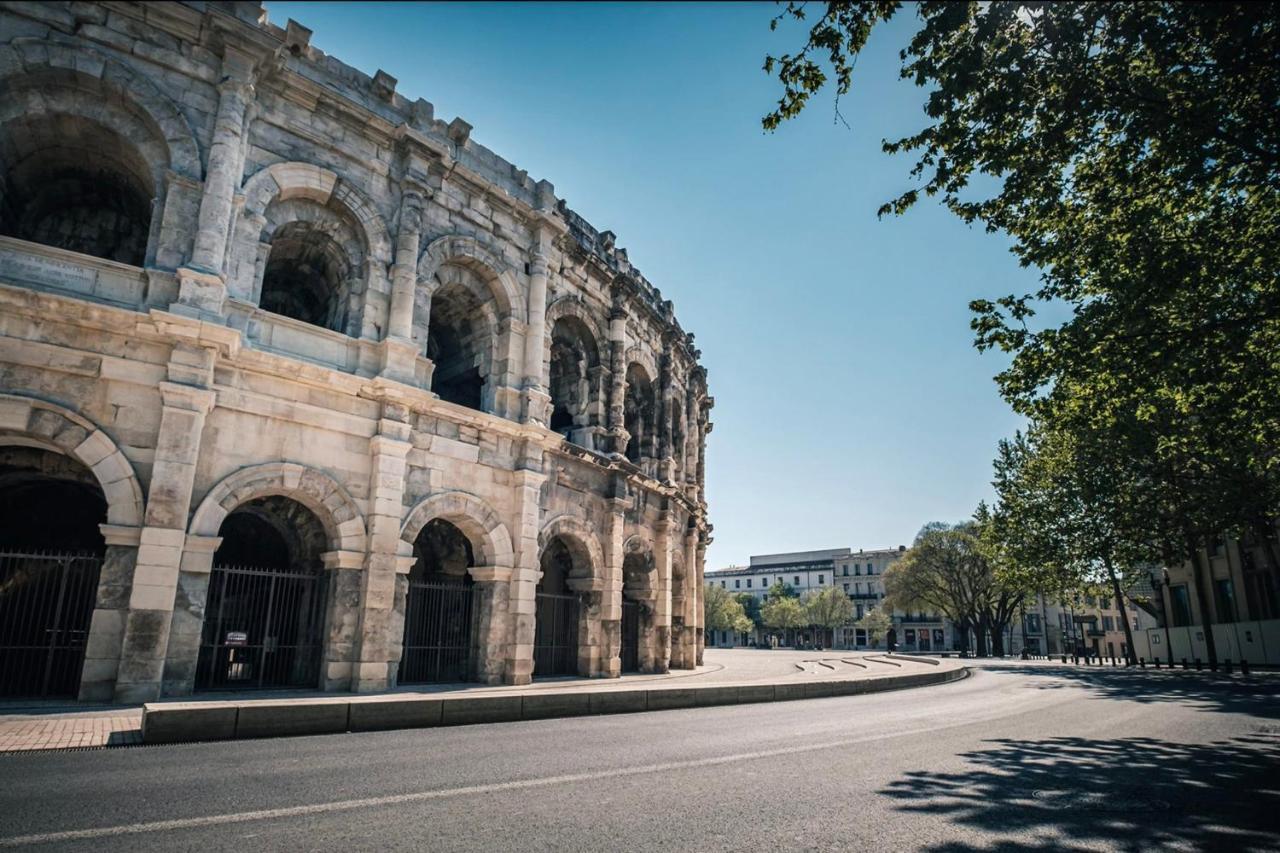The Sunny - P2 With Terrace - City Centre Nîmes Eksteriør billede