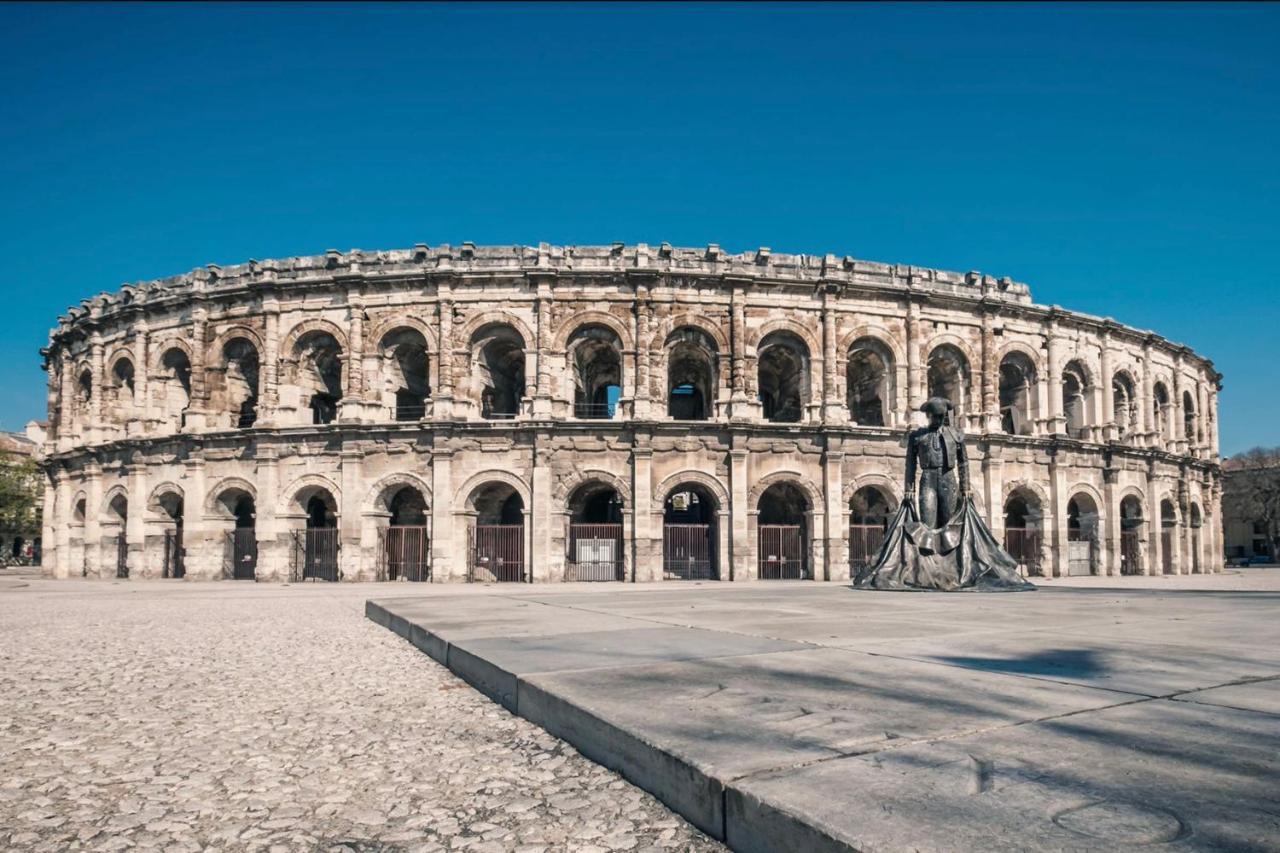 The Sunny - P2 With Terrace - City Centre Nîmes Eksteriør billede