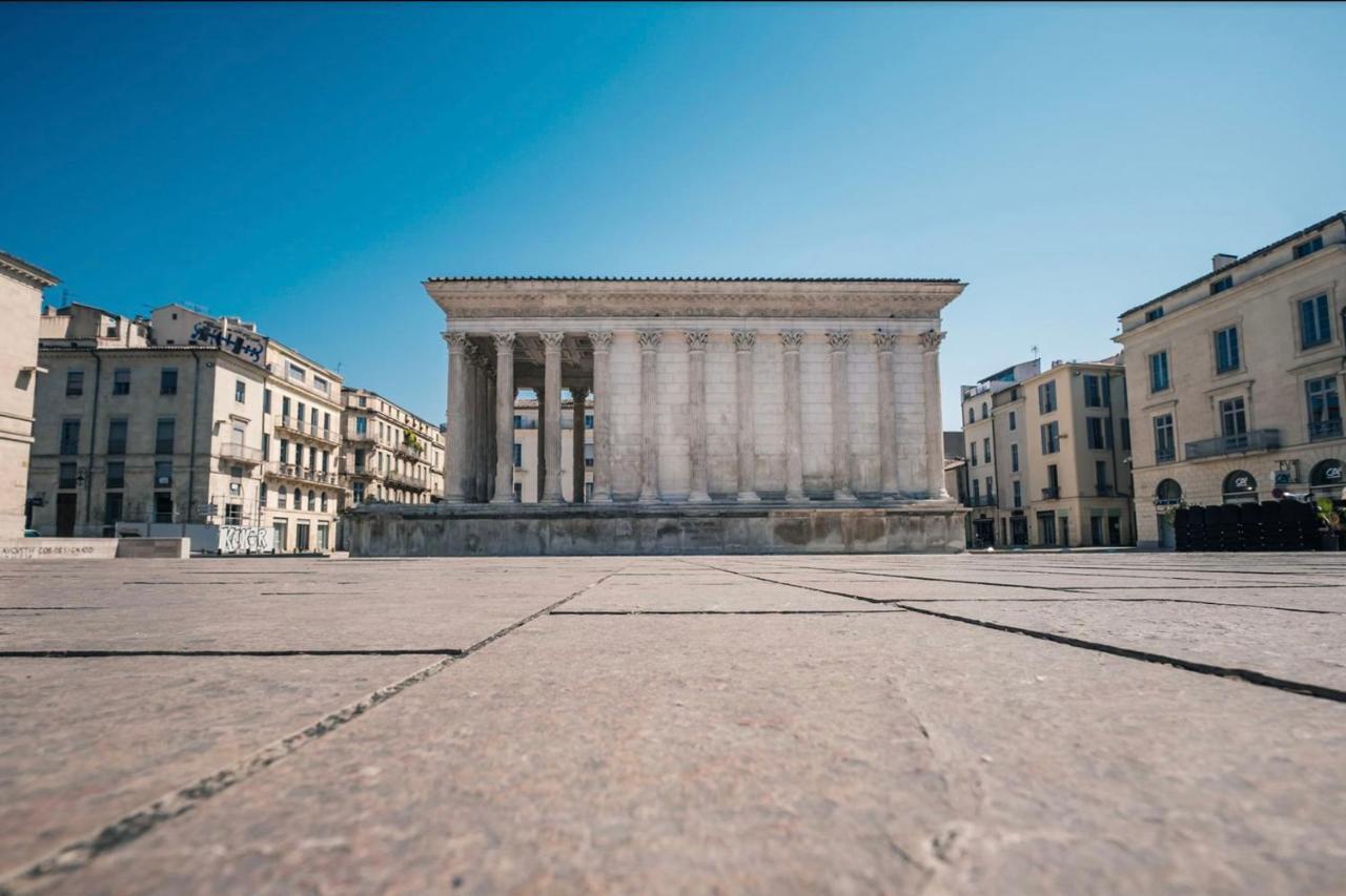 The Sunny - P2 With Terrace - City Centre Nîmes Eksteriør billede